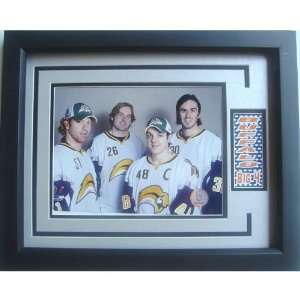 Buffalo Sabres Big 4 Brian Campbel, Thomas Vanek, Daniel Briere, and 