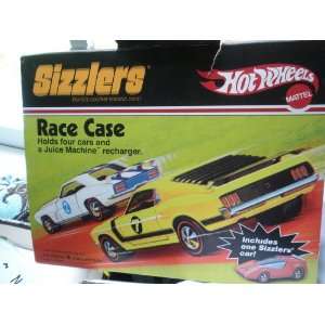  Sizzlers Hot Wheels Race Case with 1 Sizzler Car 