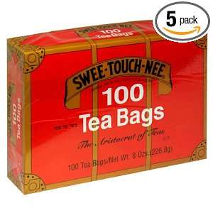 Swee Touch Nee Tea, Orange Pekoe and Pekoe Cut Black Tea, 100 Count 