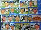 BROOKLYN DODGERS 36 Card Set by Susan Rini for 1988 Historic Limited 
