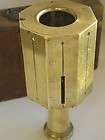 Antique XIXc Solid Brass Surveyors Land Cross by DeFeuil, Paris.with 