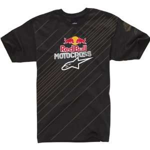  Alpinestars Triumphant Red Bull T Shirt   Small/Black Automotive