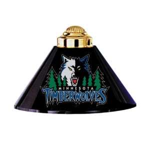 NBA Minnesota Timberwolves Three Shade Metal Swags Billiard Table Lamp