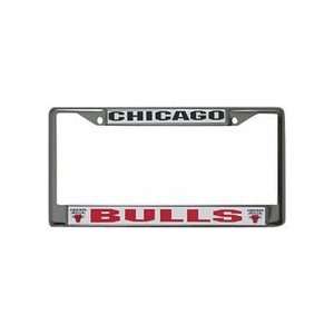  Chicago Bulls Chrome License Plate Frames   Set of 2 