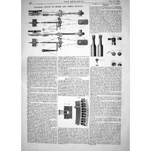  ENGINEERING 1863 SPENCER VALVES STEAM ENGINES BELL ARMOUR 