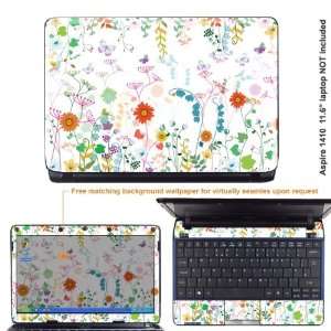  Protective Decal Skin Sticker for ACER Aspire AS1410 and 