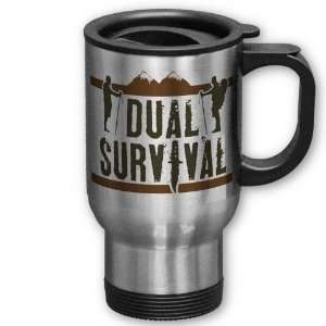  Dual Survival Stainless Steel Travel Mug