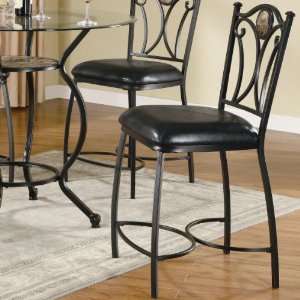  Monroe Counter Height Chair Set of 2 by Coaster