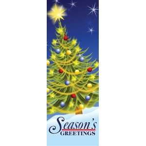    30 x 94 96 in. Holiday Banner Electric Tree