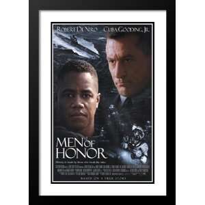 com Men of Honor 20x26 Framed and Double Matted Movie Poster   Style 