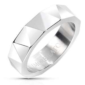 Morellato Unisex Ring in White Steel, form Wedding ring, line Insieme 