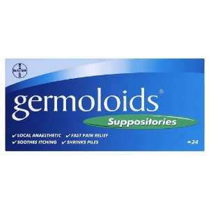  Germoloids Suppositories x 24