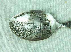 1920s Antique Ornate Indian Papoose Swastika Sterling Souvenir Spoon 