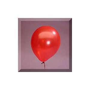   144ea   12 Cherry Red Metallic Latex Balloon