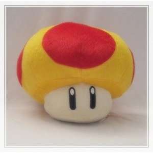  Super Mario Brothers  Mushroom Plush   6 (Yellow +Red 