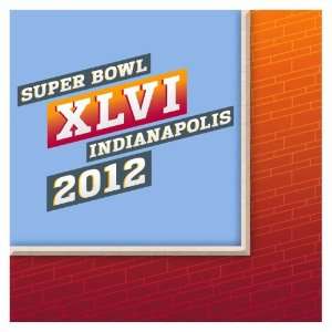   Super Bowl Xlvi (2012) Paper Beverage Napkins (32 Pack) Toys & Games