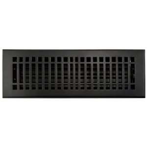 Cast Iron Wall Register with Louvers   4 x 14 (5 1/2 x 16 Overall 
