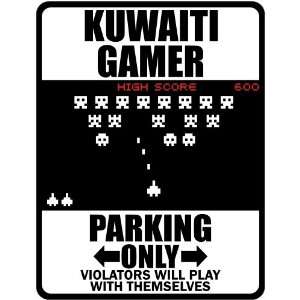  New  Kuwaiti Gamer   Parking Only ( Invaders Tribute   80 