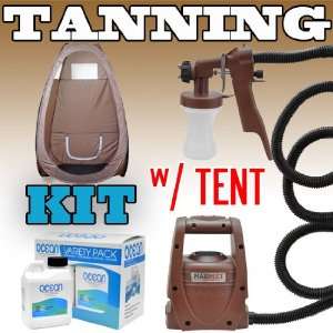 Maxi Mist Sunless Spray Mate Tanning KIT + TENT Machine Airbrush Tan 
