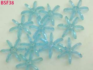   Charm Snowflakes Acrylic plastic Loose Jewelry Beads BSF  