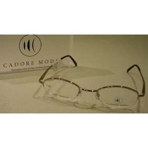  NEW Cadore Moda Sherri Silver Eyeglass Frame WCase Health 