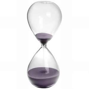 45 Minute Deep Purple Sand Glass Hourglass Timer  Kitchen 