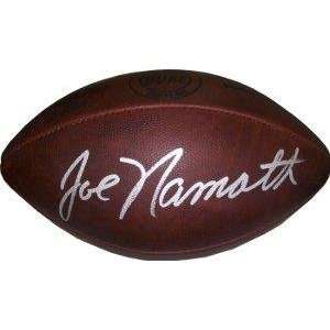  Joe Namath Signed Ball   Duke Throwback   Autographed 