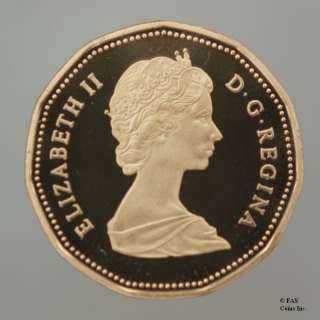 1987 Gem Proof UHC Loonie Canada Loon Dollar Coin  