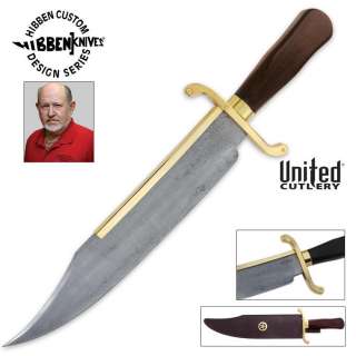 Gil Hibben Old West Bowie Damascus Knife GH5013D *NEW*  