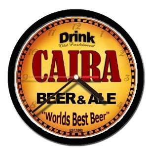  CAIRA beer and ale cerveza wall clock 