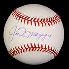 Joe Dimaggio Autograph OAL Budig Baseball  