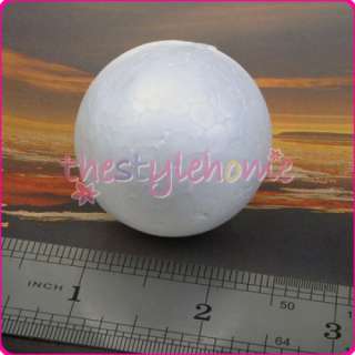 40mm STYROFOAM/Polystyrene Foam Christmas Craft Balls  