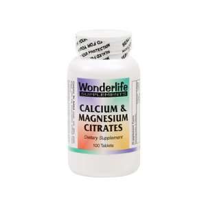  Calcium Magnesium Citrates 100 Tablets Health & Personal 