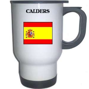  Spain (Espana)   CALDERS White Stainless Steel Mug 