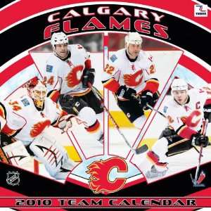  Calgary Flames 2010 12x12 Team Wall Calendar Sports 