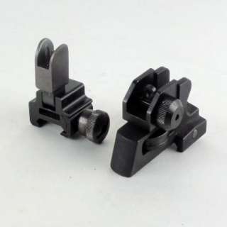 NEW Rear Rifle Iron BUIS Sight W/ Flip up Front Sight US SELLER  
