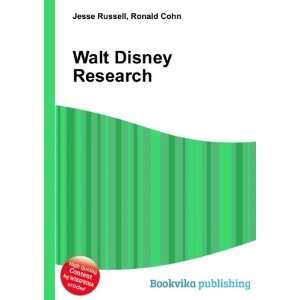  Walt Disney Research Ronald Cohn Jesse Russell Books