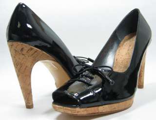 315 STUART WEITZMAN VINCI Black Womens Shoes Pumps 9.5  