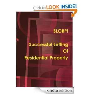 SLORP Successful Letting of Residential Property David Carter 