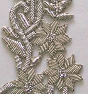    embroidered medallion, beautifully detailed with metallic bullion