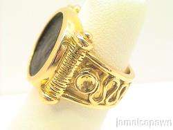 CONSTANTINO the 1st Roman Coin Ring 18K Yellow Gold  