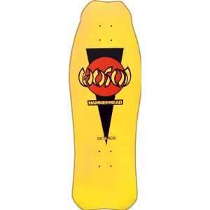   Hammerhead Og Deck 10.37x30 Yellow Skateboard Decks