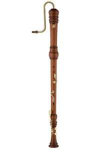 Moeck NEW 4521 Rottenburgh Bass Recorder, Stained Maple  