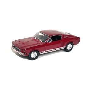  Red 1967 Ford Mustange Gta Fastback 118 Scale Die Cast 
