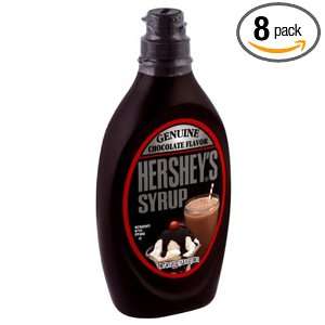 Hershey Chocolate Syrup, 24 Ounce (Pack of 8)  Grocery 