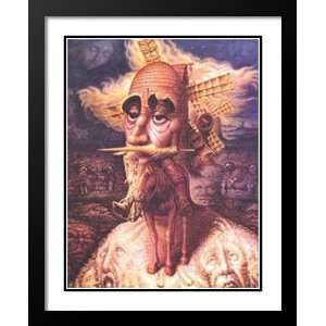 Octavio Ocampo Framed and Double Matted Print 20x23 