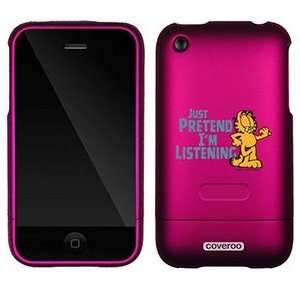  Garfield Im Listeningâ€¦ on AT&T iPhone 3G/3GS Case 