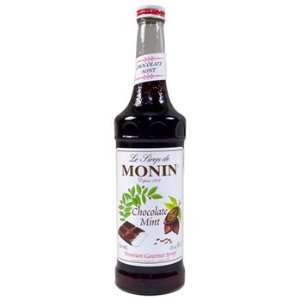  Monin Chocolate Mint Syrup 2 750ml Bottles Kitchen 