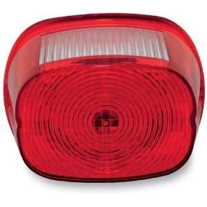 Genesis II LED Tail Light for Harley Davidson   Red Squareback With 