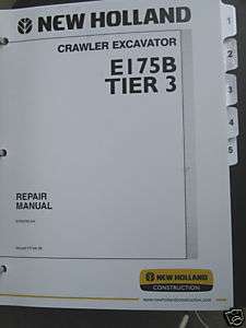 New Holland E175B/E175.B Excavator Service Manual  